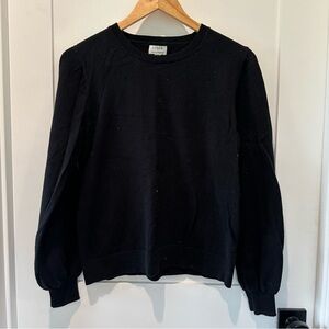 J crew balloon sleeve sweater with cashmere. Size M.